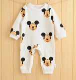 Newborn Baby Cartoon Rompers Long Sleeve Jumpsuits  Infant Costume