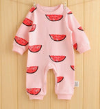 Newborn Baby Cartoon Rompers Long Sleeve Jumpsuits  Infant Costume