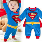 Baby Boy Romper Superman Long Sleeve