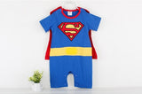 Baby Boy Romper Superman Long Sleeve