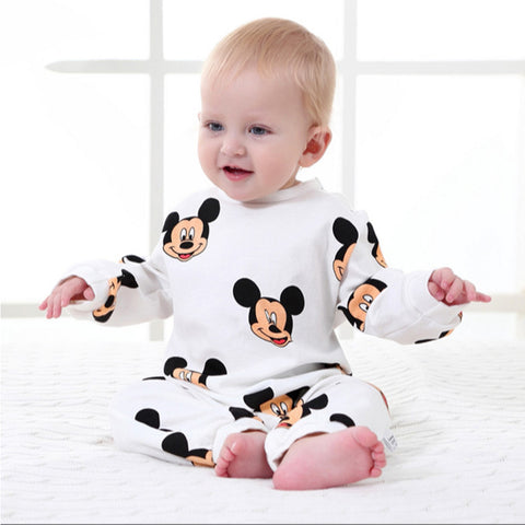 Newborn Baby Cartoon Rompers Long Sleeve Jumpsuits  Infant Costume