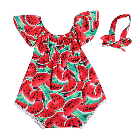 Newborn Baby Girls Watermelon