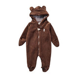 Winter Child Pantyhose Bear style children's coral fleece Hoodies