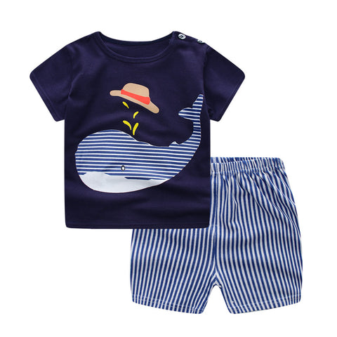 Plaid Infant Clothes Set