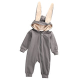 3D Bunny Ear Romper Jumpsuit Playsuit  One Piece