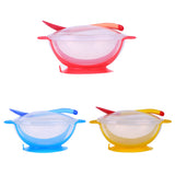 Suction Bowl with Temperature Sensing Spoon
