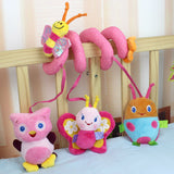 TOP Sale Infant Musical Soft Plush Rabbit Bear Dog Robot Baby Rattles Hanging Bed Stroller Star Teether Rattle Mobiles Baby Toys