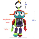 TOP Sale Infant Musical Soft Plush Rabbit Bear Dog Robot Baby Rattles Hanging Bed Stroller Star Teether Rattle Mobiles Baby Toys