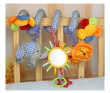 TOP Sale Infant Musical Soft Plush Rabbit Bear Dog Robot Baby Rattles Hanging Bed Stroller Star Teether Rattle Mobiles Baby Toys