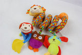 TOP Sale Infant Musical Soft Plush Rabbit Bear Dog Robot Baby Rattles Hanging Bed Stroller Star Teether Rattle Mobiles Baby Toys