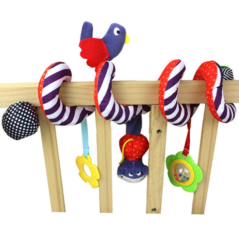 TOP Sale Infant Musical Soft Plush Rabbit Bear Dog Robot Baby Rattles Hanging Bed Stroller Star Teether Rattle Mobiles Baby Toys