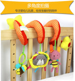 TOP Sale Infant Musical Soft Plush Rabbit Bear Dog Robot Baby Rattles Hanging Bed Stroller Star Teether Rattle Mobiles Baby Toys