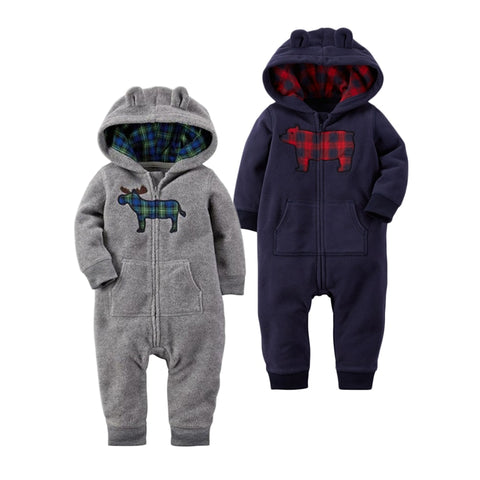Jumpsuit Boys and Girls Romper Hooded Jumpsuit
