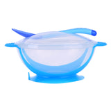 baby Solid Feeding dinnerware Feeding Set Baby Cutlery Sets Drop Resistance Temperature Sensing Spoon Sucker Bowl For Baby Feed