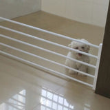 Baby Fence Playpen for Dog Fence Baby Safety Gate Pets Indoor Retractable Pet Isolating Gate Room Plastic Baby Stair Fence Door