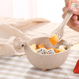 Cute Dinosaur Baby Dishes Baby Feeding Bowls Smooth Anti-Slip Baby Dinner Plate Baby Bamboo Tableware bebe Cute Small Bowl