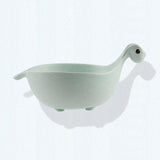Cute Dinosaur Baby Dishes Baby Feeding Bowls Smooth Anti-Slip Baby Dinner Plate Baby Bamboo Tableware bebe Cute Small Bowl