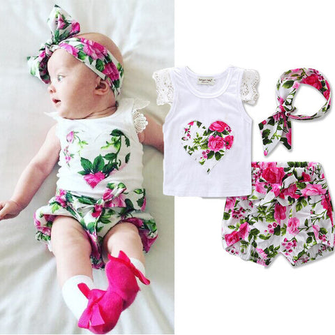 White Puff Sleeve Top Shorts
