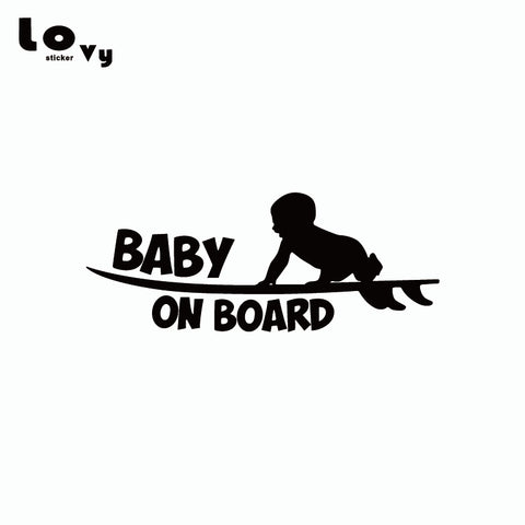 Baby On Board Vinyl Car Sticker
