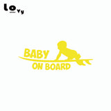 Baby On Board Vinyl Car Sticker
