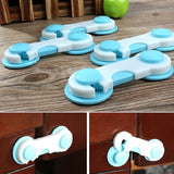 6/10pcs Door Drawers Wardrobe Useful Todder Kids Baby Safety Plastic Lock Blue Edge&Corner Guards For Baby Safe Care Products