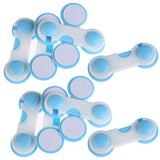 6/10pcs Door Drawers Wardrobe Useful Todder Kids Baby Safety Plastic Lock Blue Edge&Corner Guards For Baby Safe Care Products