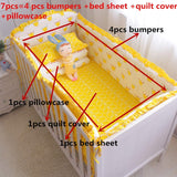 Baby Bedding Set 100% Cotton Crib Bedding Set Baby Cot Protector