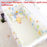 Baby Bedding Set 100% Cotton Crib Bedding Set Baby Cot Protector