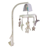 White Baby Toy Rattles Bracket Set Cot Mobile Bed bell Toys