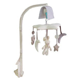 White Baby Toy Rattles Bracket Set Cot Mobile Bed bell Toys
