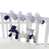 TOP Sale Infant Musical Soft Plush Rabbit Bear Dog Robot Baby Rattles Hanging Bed Stroller Star Teether Rattle Mobiles Baby Toys