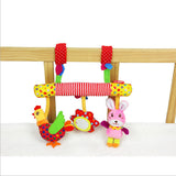TOP Sale Infant Musical Soft Plush Rabbit Bear Dog Robot Baby Rattles Hanging Bed Stroller Star Teether Rattle Mobiles Baby Toys