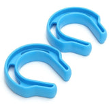2Pcs Plastic U Shape Baby Safety Gate Card Infant Door Stop Security Safe Doorways Exit door card Security Door Stopper Clip