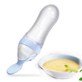 Feeding Silica Gel Bottle With Spoon