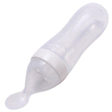 Feeding Silica Gel Bottle With Spoon