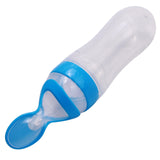 Feeding Silica Gel Bottle With Spoon