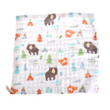 6 Layers Baby Handkerchief Square Towel Muslin Cotton Infant Face Towel Wipe Cloth-M15