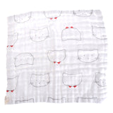 6 Layers Baby Handkerchief Square Towel Muslin Cotton Infant Face Towel Wipe Cloth-M15