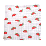 6 Layers Baby Handkerchief Square Towel Muslin Cotton Infant Face Towel Wipe Cloth-M15