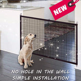 Magic Gate Portable Folding Safe Guard Install Anywhere Baby Safety Fence Pet Safety Enclosure Using In Car Or Home Pet barrier