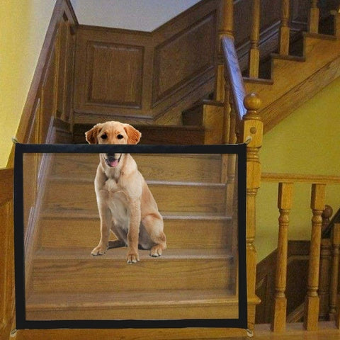 Magic Gate Portable Folding Safe Guard Install Anywhere Baby Safety Fence Pet Safety Enclosure Using In Car Or Home Pet barrier