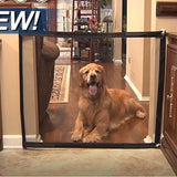 Magic Gate Dogs Fence For Pets Baby Safety Gate Cage Dog Portable Folding Safe Guard Playpen honden hek cani chien mascotas