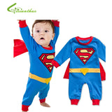 Baby Boy Romper Superman Long Sleeve