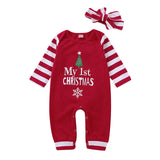 Baby Christmas Baby  Headband Outfit Casual Clothes