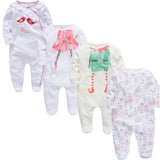 Newborn Jumpsuit Pajamas 0-12 Months Rompers Baby Clothes