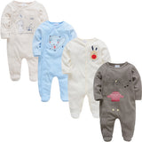 Newborn Jumpsuit Pajamas 0-12 Months Rompers Baby Clothes