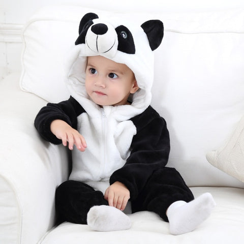 Infant Baby Boys Girls Jumpsuit Cute Panda Romper Baby Costumes