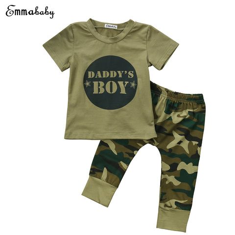Camo Clothing Newborn Baby Boy Clothes