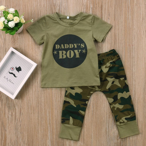 Camo Clothing Newborn Baby Boy Clothes